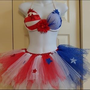 Stars and Stripes Patriotic Tutu Set